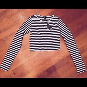 Forever 21 Long Sleeve Crop Top